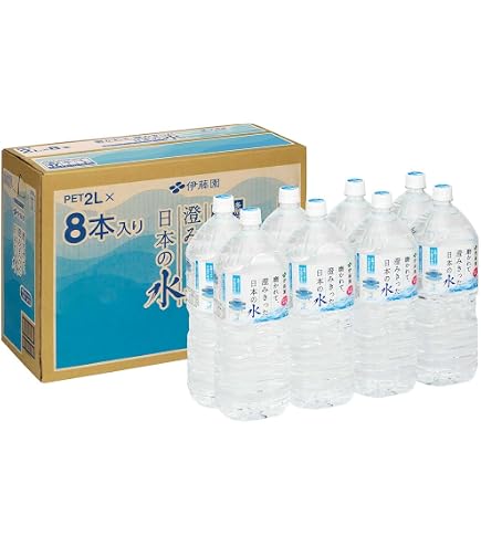 Amazon.co.jp: [2CS]伊藤園 磨かれて、澄みきった日本の水 信州 (2L×6